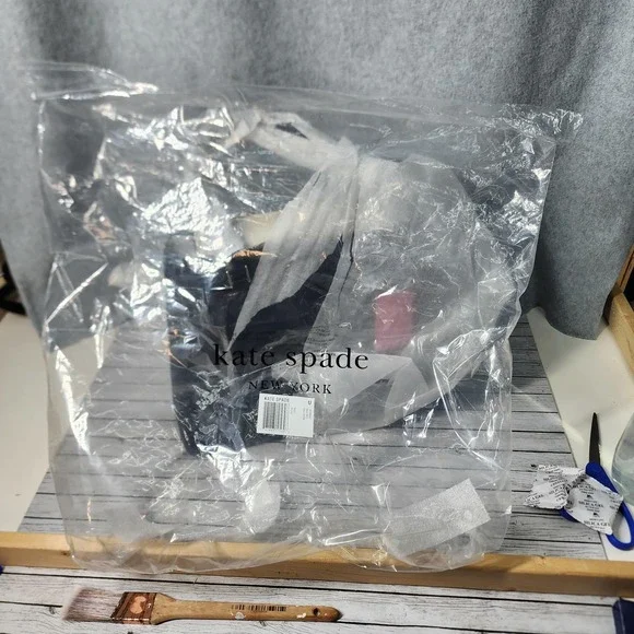 Kate Spade Large Satchel Womens Black Darcy WKR00437 Handbag Tote‎ Purse NWT - Picture 3 of 16